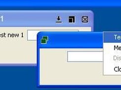 2.Each Internal frame has a system popup menu which can be 