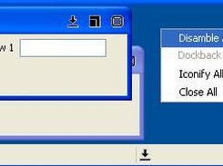 3.Main Window and toolbar have a system popup menu which ca
