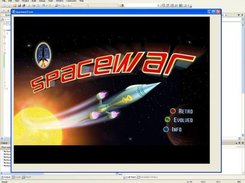 Modified Spacewars running inside a panel control.