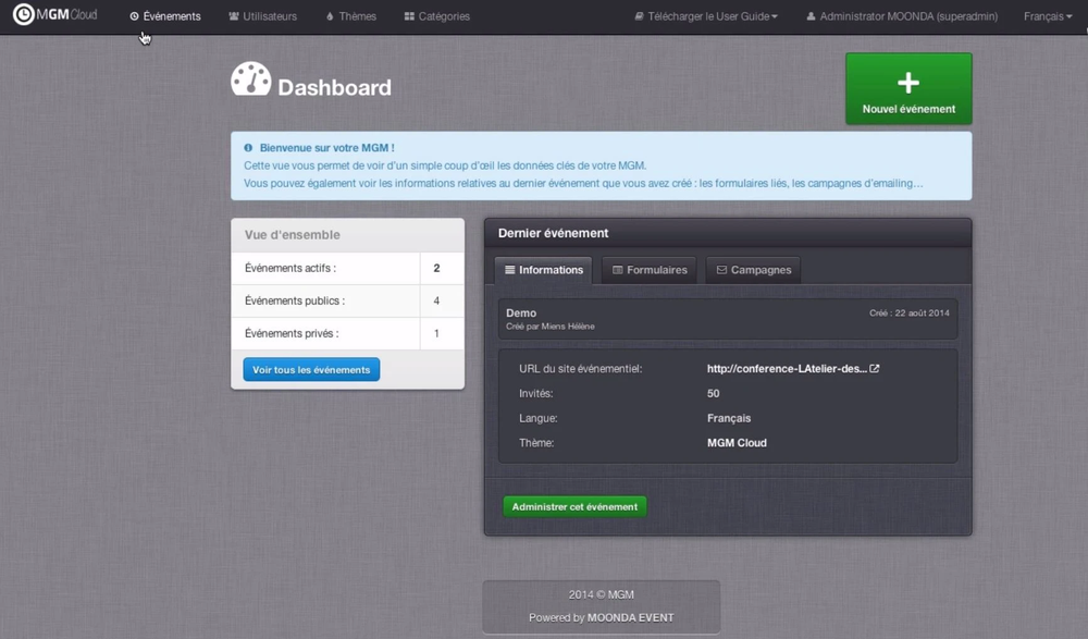 MGM Cloud Screenshot 1