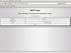 login page