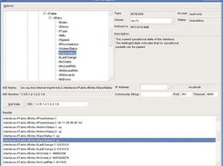 The results of an SNMP GetRequest.