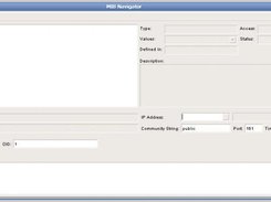 The interface at start-up.