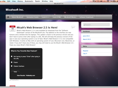 The main interface looks like the Micahsoft website