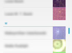 Contact list with Micopi pictures