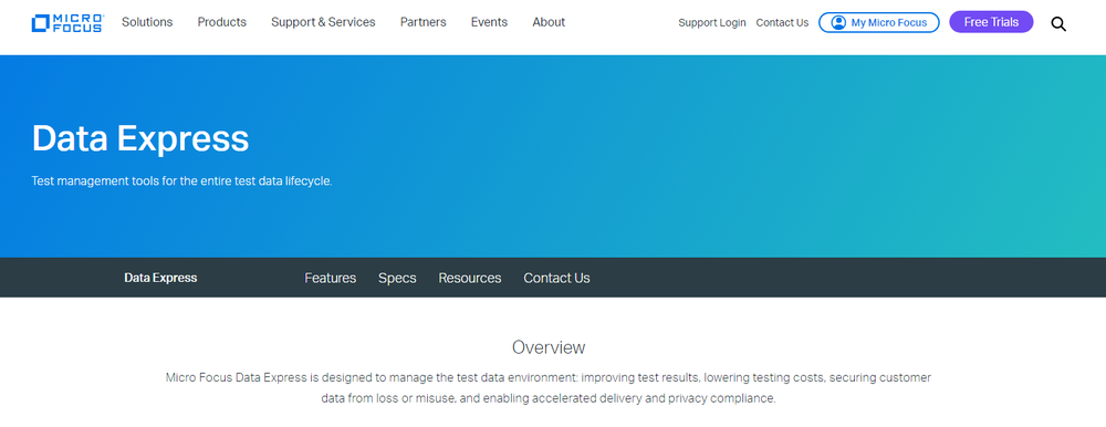 OpenText Data Express Screenshot 1