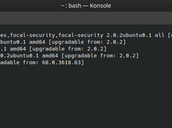 The available packages window