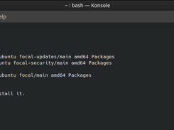 The apt-policy window