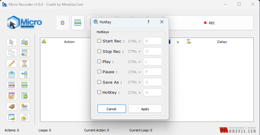 Hotkeys Speed Control and Manual Actions Hotkeys Speed Control and Manual Actions