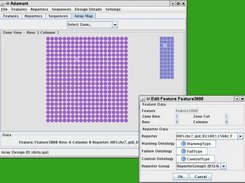 A view of the Zone view an Feature data edit form