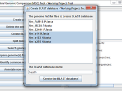MGC Create Database Window