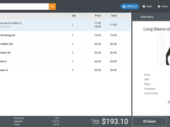 Front Register - Quickly scan items into the register using bar codes – or add items with one touch. Discount individual items, groups of items or the entire transaction. You can do price checks and check inventory. It’s so intuitive that employees will be able to use the POS application with almost no training.