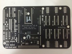 microDrum v0.8 PCB