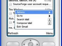 MicroEmulator running gMail