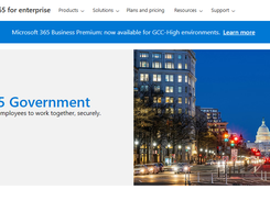 Microsoft 365 Government Screenshot 1