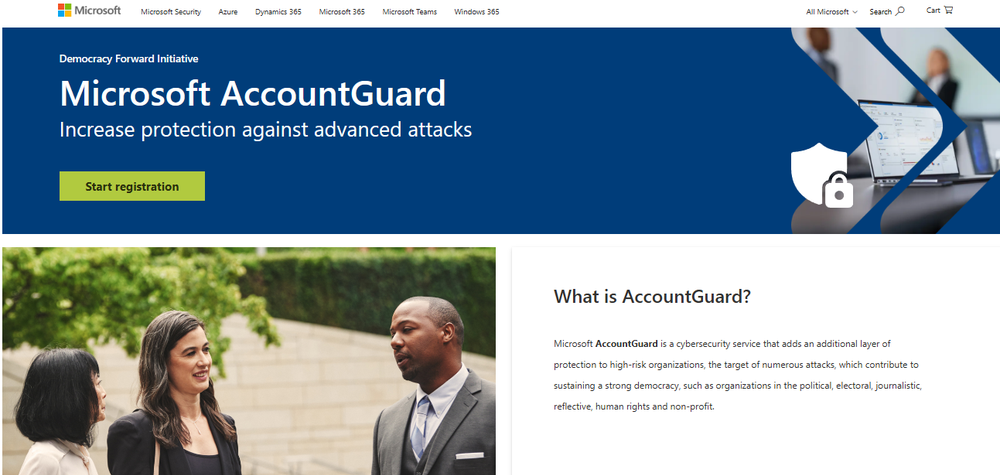 Microsoft AccountGuard Screenshot 1