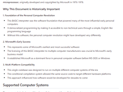 Microsoft BASIC for 6502 Microprocessor Screenshot 1