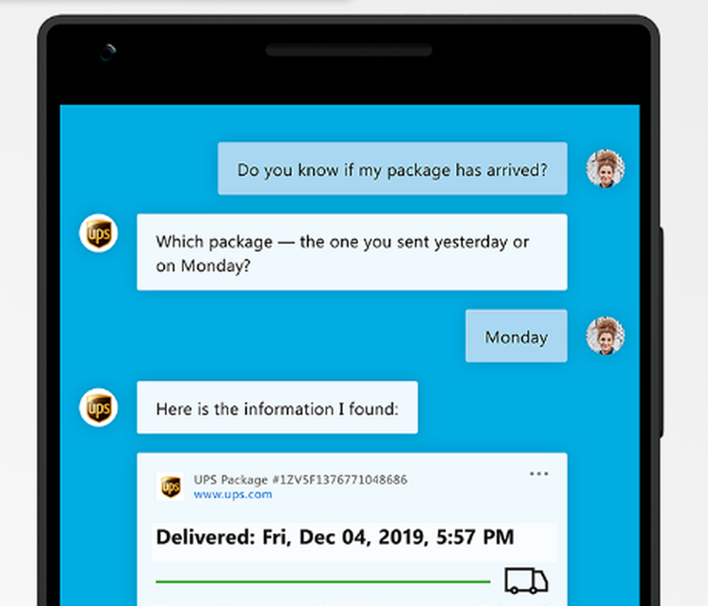 Microsoft Bot Framework Screenshot 1