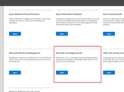 Microsoft Cloud App Security Screenshot 1