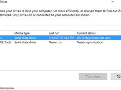 Microsoft Drive Optimizer Screenshot 1