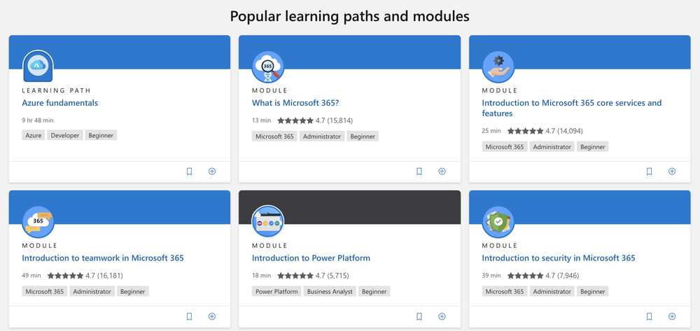 Microsoft Learn Screenshot 1