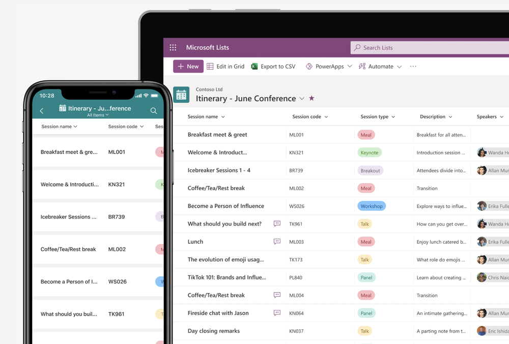 Microsoft Lists Screenshot 1