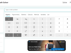 Microsoft Math Solver Screenshot 1