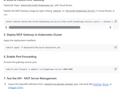 Microsoft MCP Gateway Screenshot 1