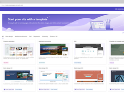 Template Hub - Microsoft Power Pages Screenshot