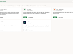 Microsoft Supply Chain Center Screenshot 1