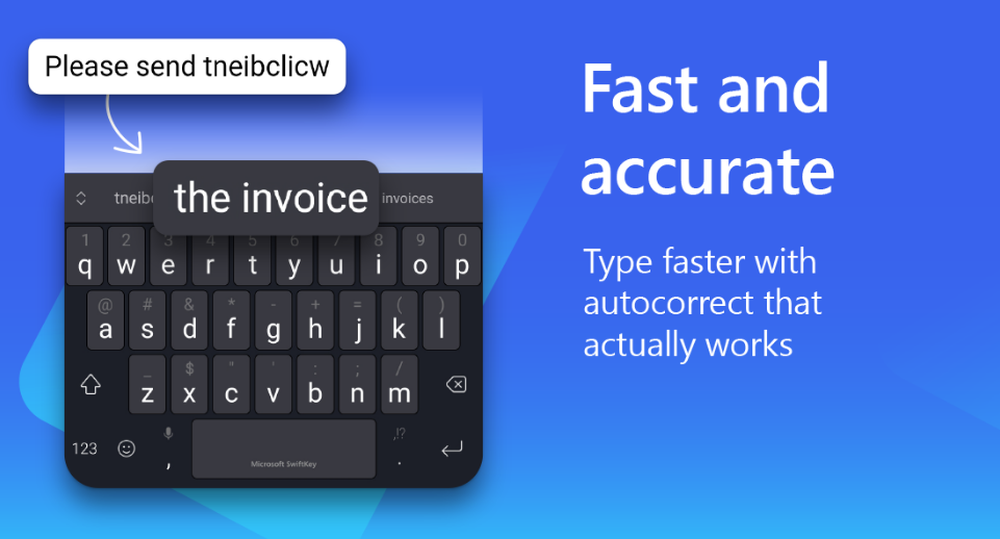 Microsoft SwiftKey Screenshot 1