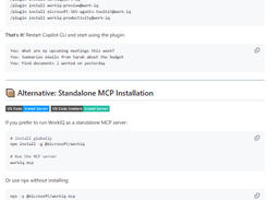 Microsoft Work IQ Screenshot 1