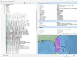 MicroStation - Geospatial Context - Select Geographic Coordinate System.