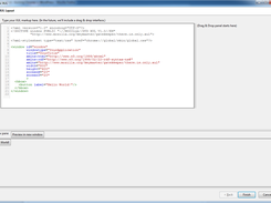 The XUL markup preview page