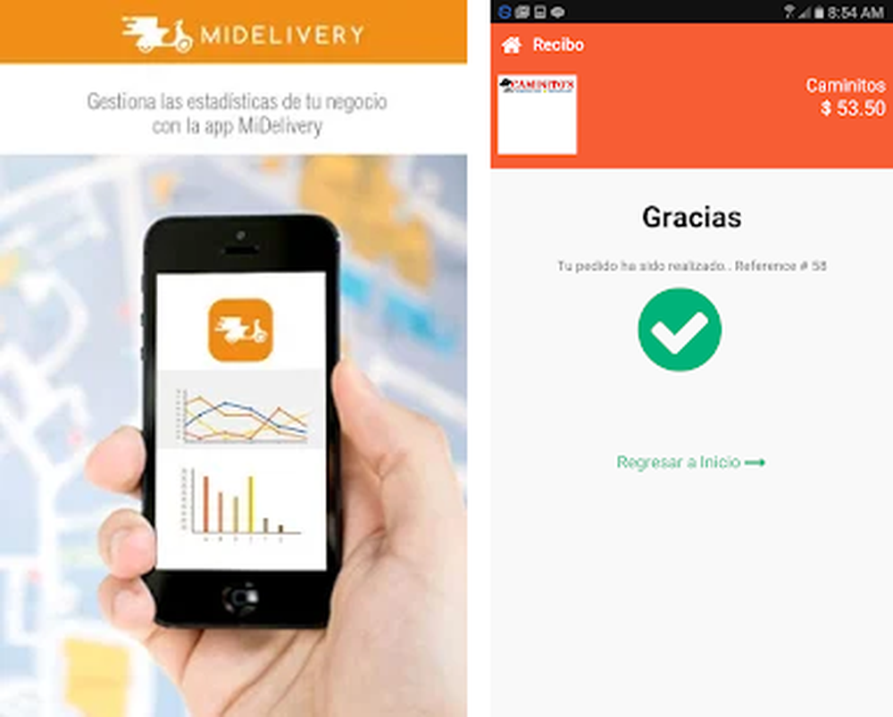 Midelivery Screenshot 1