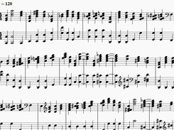 example result displayed with musescore