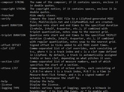 command line help