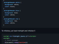 Midnight.js Screenshot 2