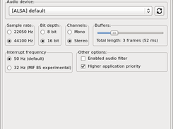 audio settings