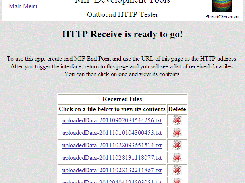 HTTP Outbound Test Screen