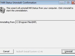 Uninstall Step 1