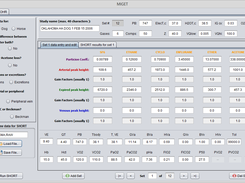 SHORT Innert gases measurements data entry and edit 