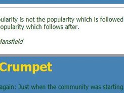 As tested on the "Daily Crumpet" we site