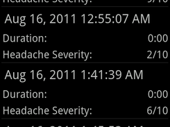 History Log