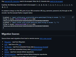 migrate Database Screenshot 1