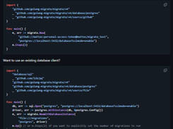 migrate Database Screenshot 2