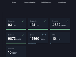 MigrationPro: Store migration processing step