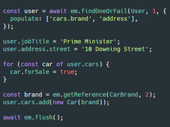 Mikro Orm Screenshot 1