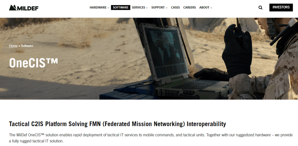 MilDef OneCIS Screenshot 1