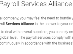 Payroll Services Alliance Screenshot 1